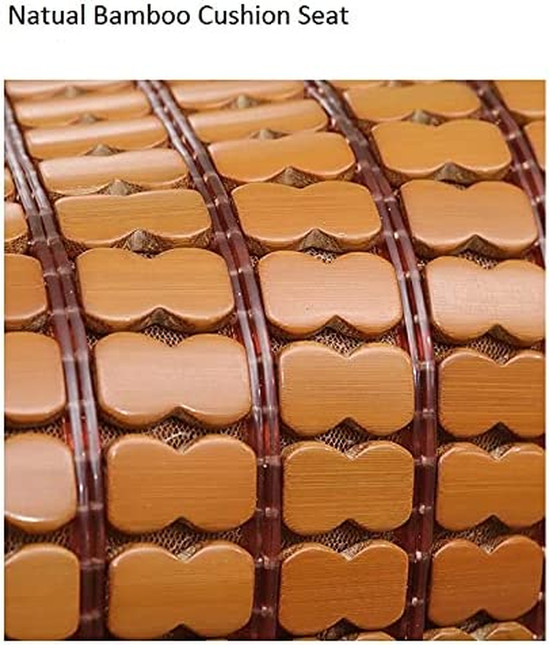 Maricome Bamboo Chair Cushions Summer Car Seat Cushion Seat Pad, Breathable Anti-Slip Size 45X45CM (1) image number 2