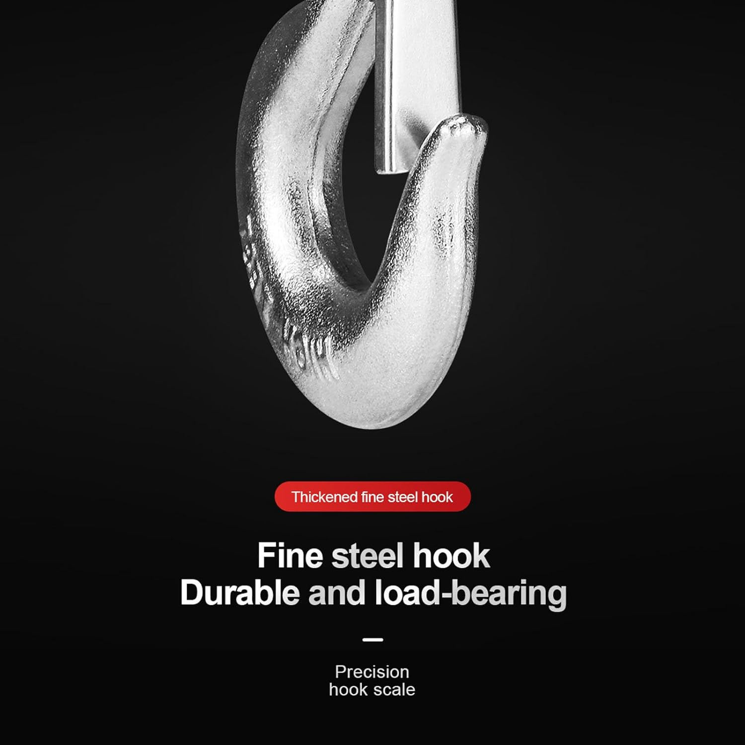 Electronic Crane Scale 1500Kg, High Accuracy Sensor LED Screen Portable Wireless Hanging Hook Scale for Factory Warehouse Dock Blue image number 4