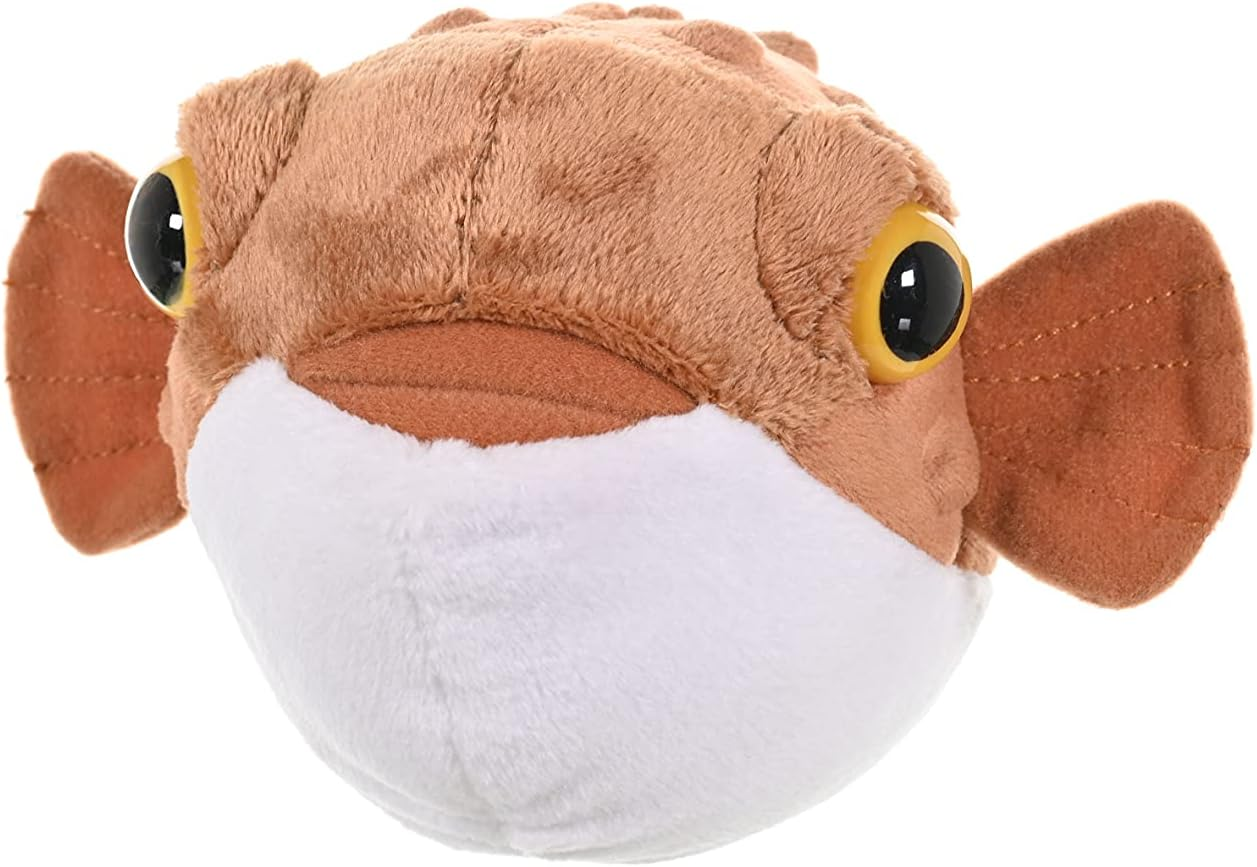 Wild Republic Cuddlekins Mini Pufferfish Plush Toy, 8 Inch image number 1