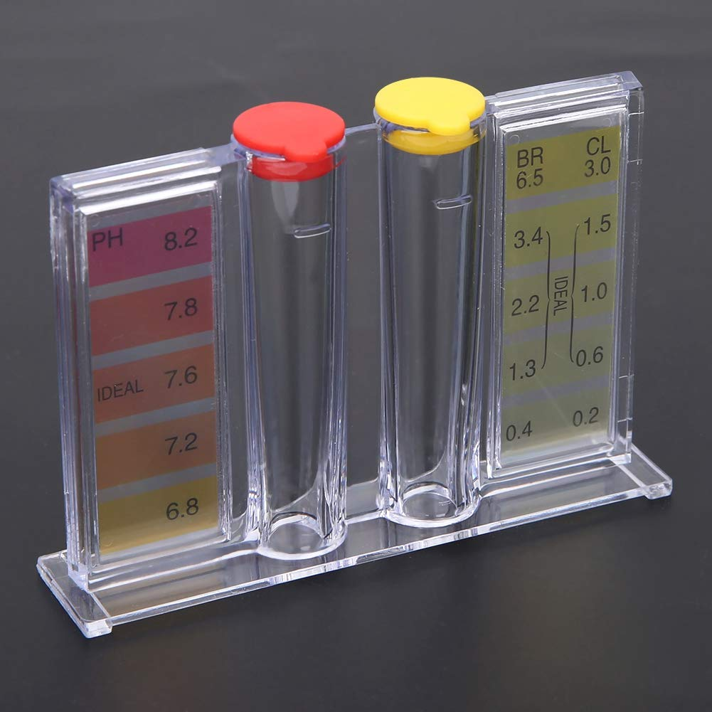 Srliya Compact, Easy to Carry and Accurate Testing Water Quality Test Kit for Swimming Pools, Spas and More, with PH and Testing Box, Colorimetric Liquid Wastes Set image number 4