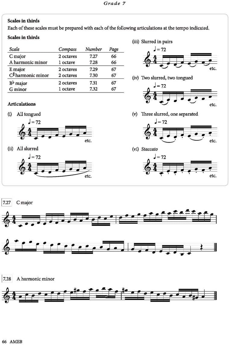 AMEB Oboe Technical Work 2017 image number 2