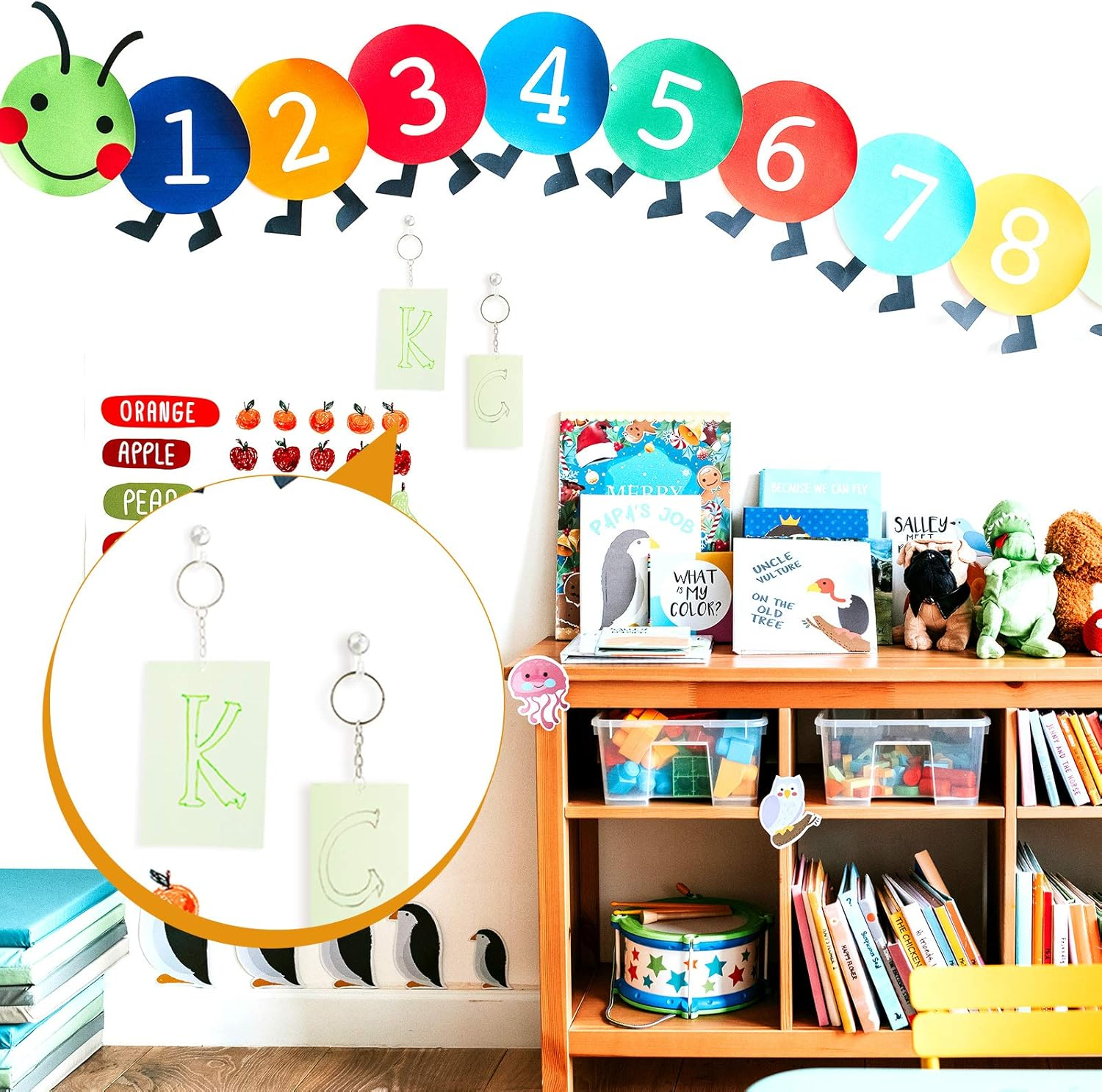 Push Pin Hooks Plastic Heads Pin Tacks Clear Wall Thumb Tacks Hanging Nails Decorative Push Pins for Cork Bulletin Board Map Photos Calendar, Home Office Supplies, Transparent(50 Pieces) image number 3