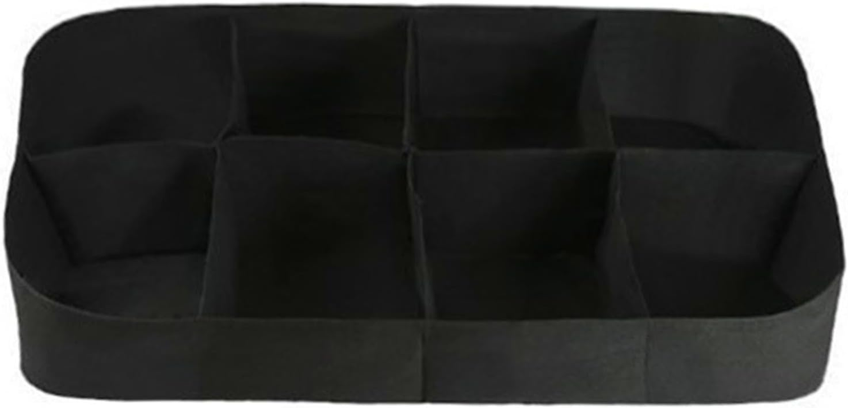 Fabric Garden Bed - 128 Gallon Raised Planter Rectangular Growing Bed | Garden Bed Vegetable Flower Growing Bag | Garden Supplies with 8 Compartment Grid Vegetable Flower Potato Planting Container image number 5