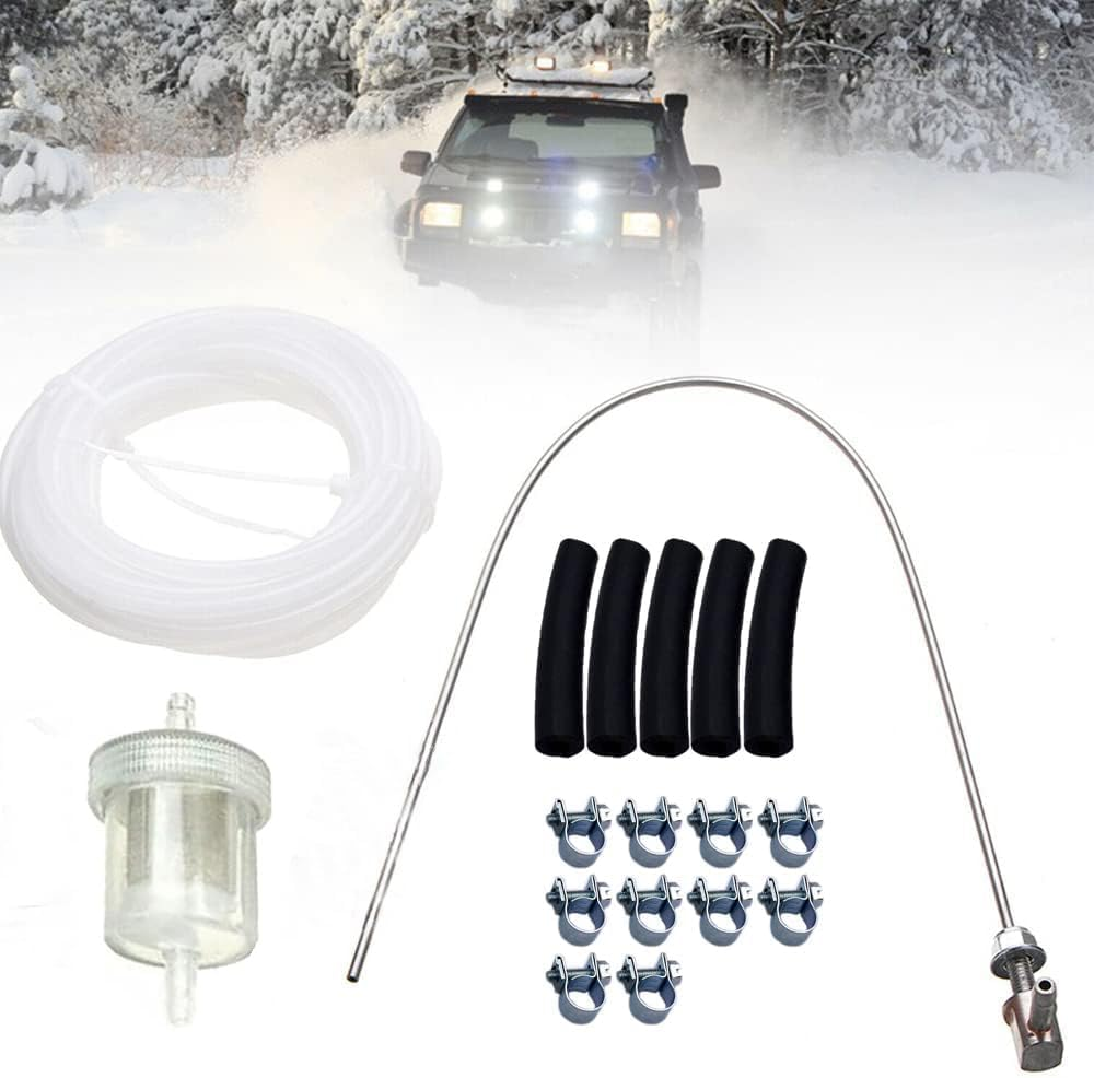 5M Fuel Tank Hose Clip Kit, Fuel Filter Pipe Line Kit, Hose Clip Fuel Pipe Line for Diesel Heater, with Fuel Filter and Clamps, Connection, Fuel Line Diesel Heater image number 5
