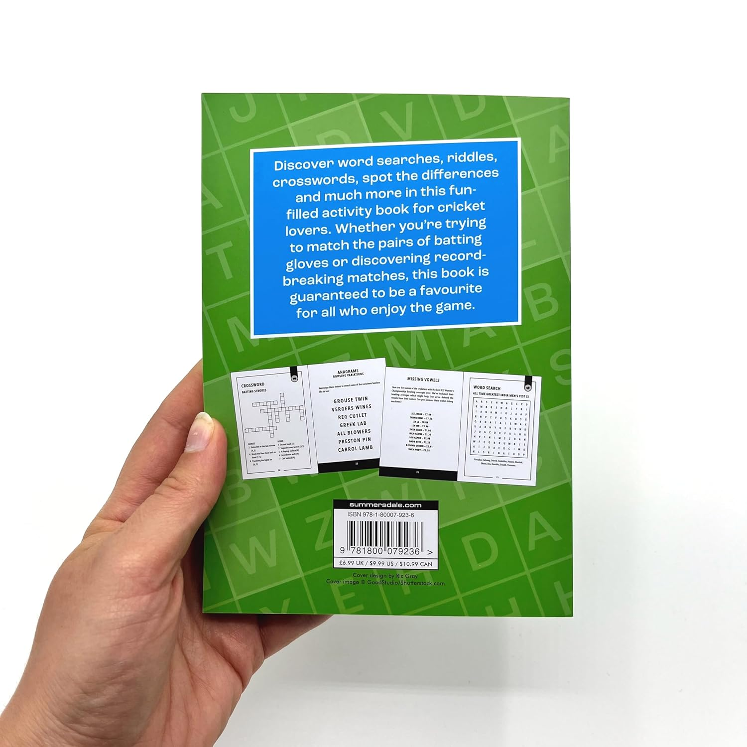 The Cricket Puzzle Book: Brain-Teasing Puzzles, Games and Trivia for Cricket Fans image number 1