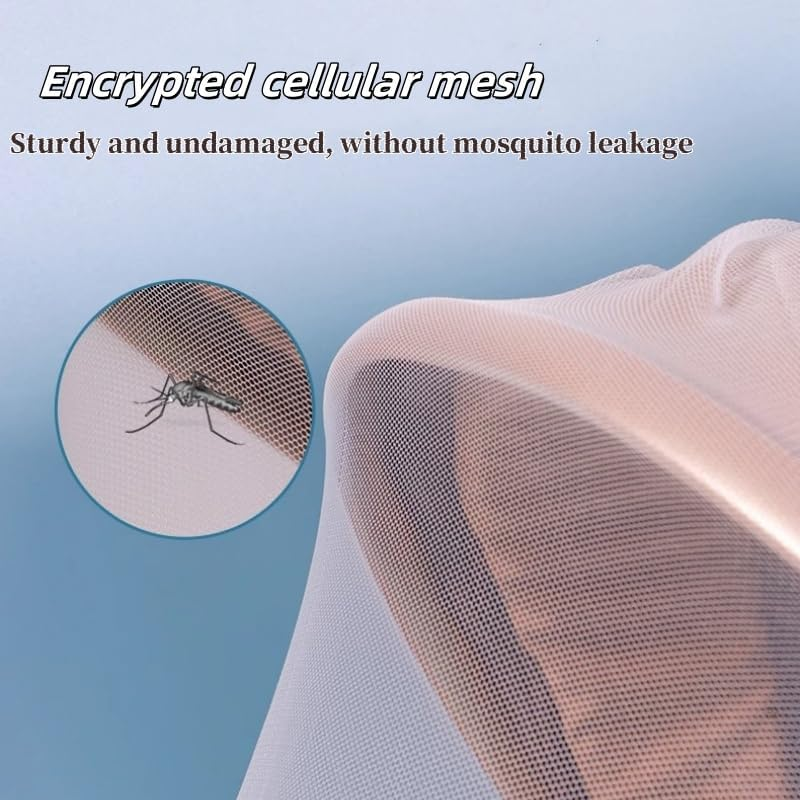 2Pcs Mosquito Net for Stroller,Universal Baby Bug Net for Strollers,Breathable Pram Net Cover with Elastic Edge for Strollers, Bassinets, Cradles, Playards and Portable Mini Crib