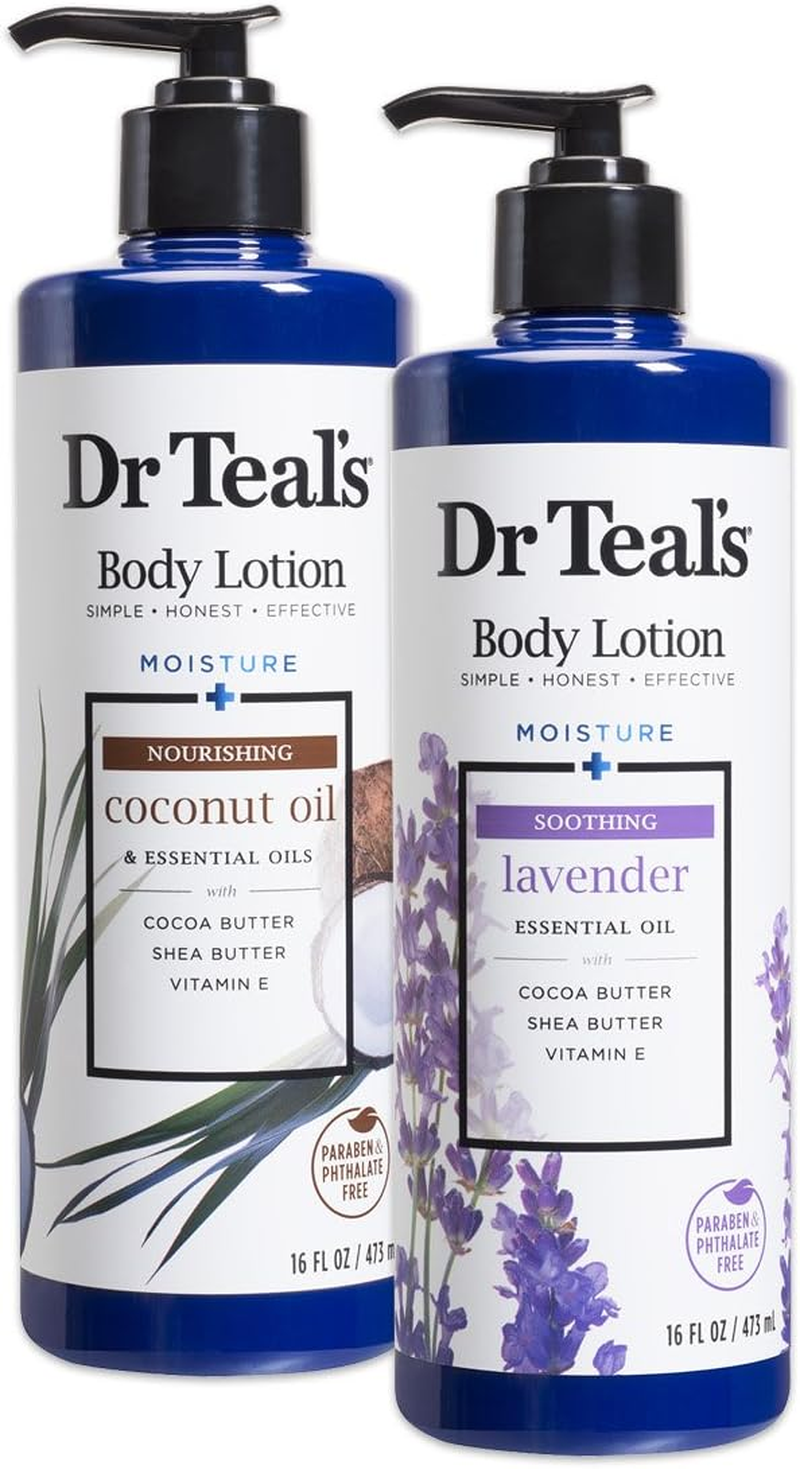 Dr Teal'S Body Lotion - Coconut and Lavender, 2 Count - 32Oz Total