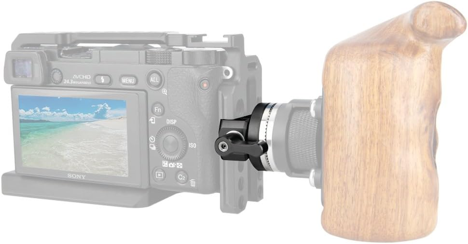 NICEYRIG NATO Clamp to ARRI Standard Rosette Mount Adapter (M6 Thread Diameter 31.8Mm) Applicable LED Video Light EVF Mount Quick Lock and Release image number 2