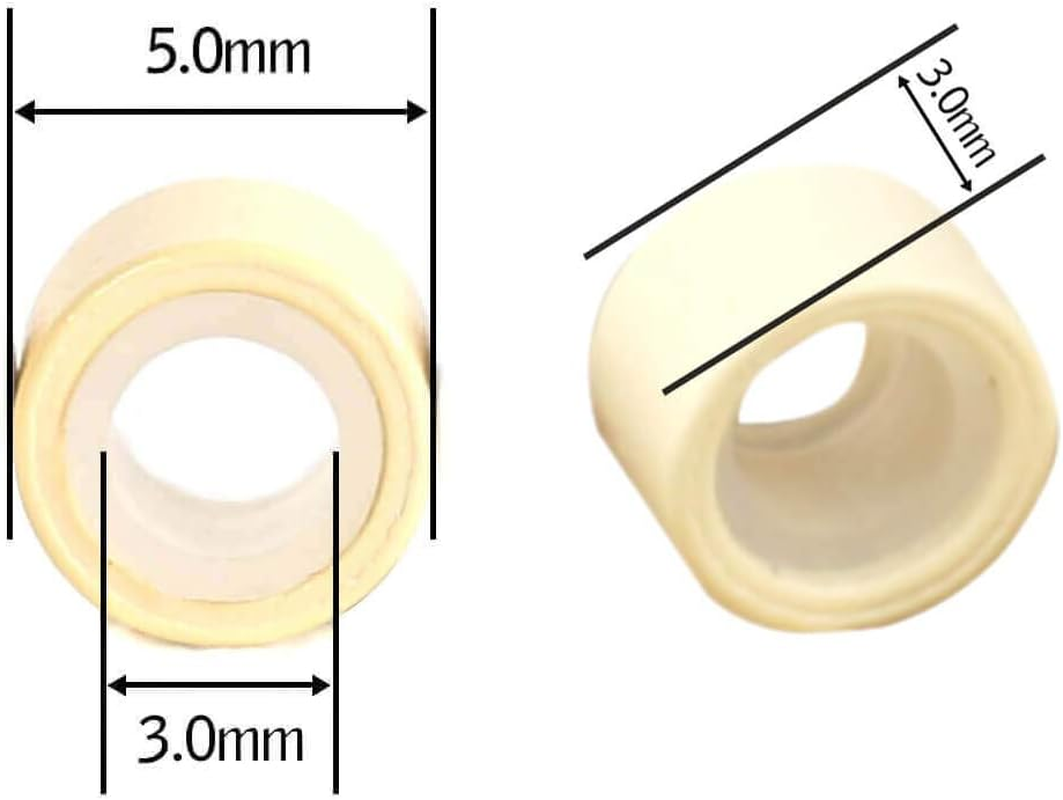 200Pcs Beads Silicone Aluminium Micro Nano Rings 3Mm Lined for I Tip/Nano Hair Extensions Tool Beads (Blonde Color) image number 3