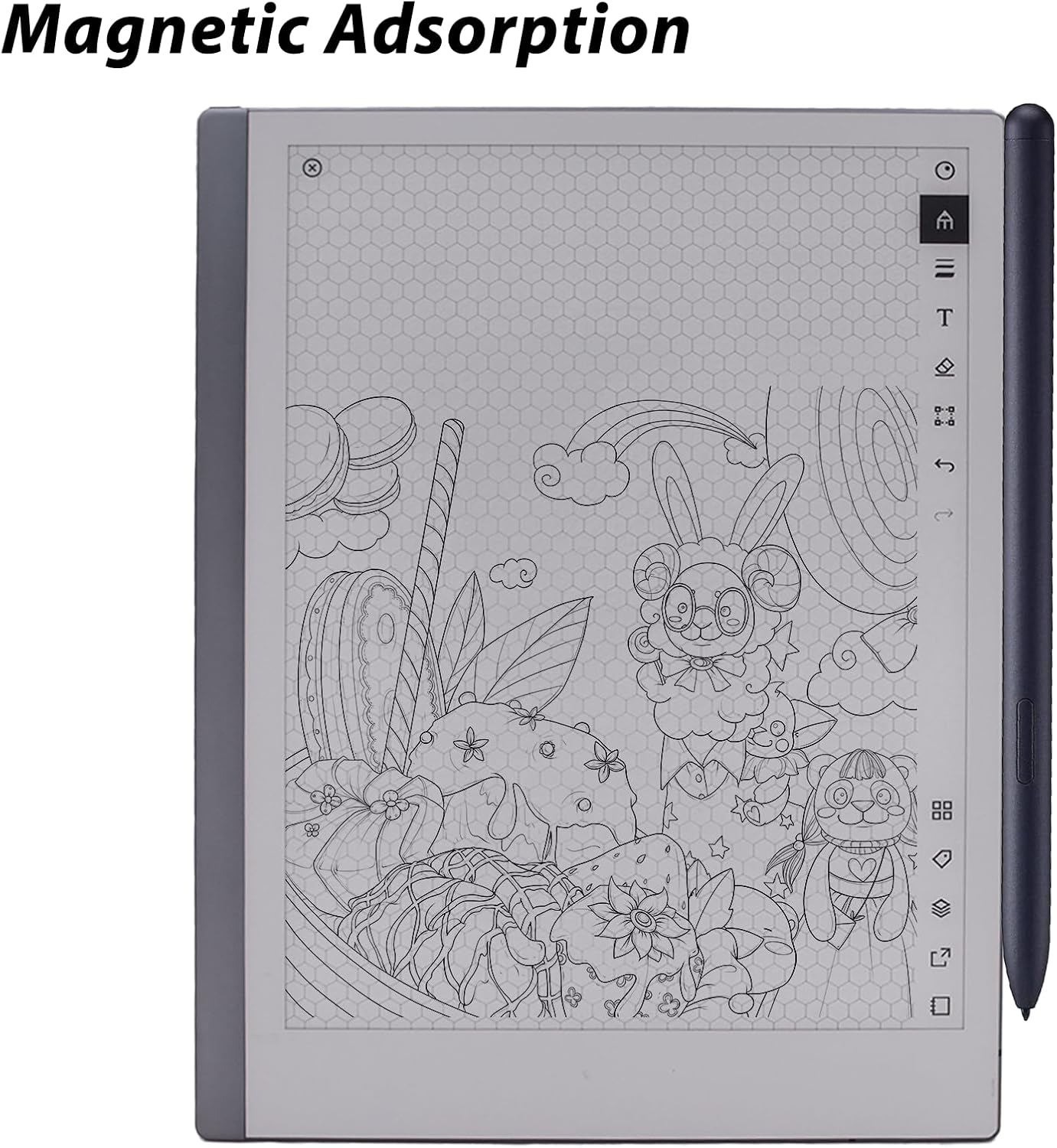 Lixiongbao 2 Pack Pen for Remarkable 2 Replacement Pen for Remarkable 2 Stylus Pen Compatible with Remarkable2,Palm Rejection Function(Black) image number 6