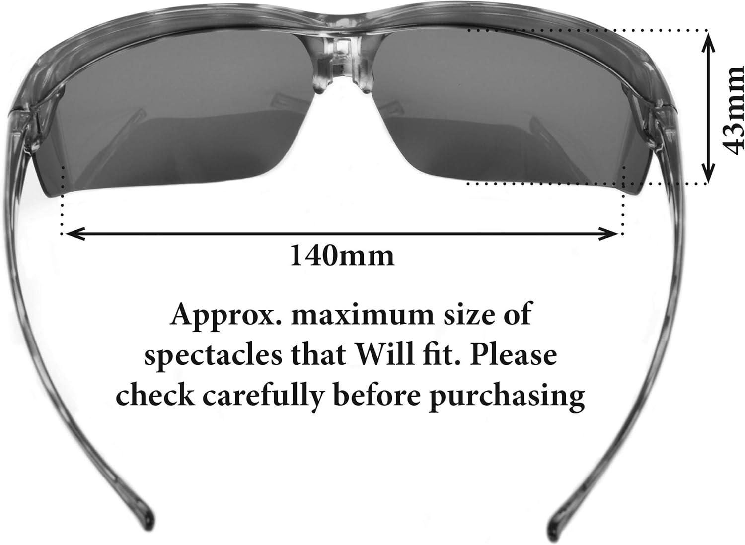 Rapid Eyewear Women&rsquo;S 'Vogue' Tortoiseshell Polarized over GLASSES SUNGLASSES That Fit over Your Spectacles up to 140Mm Wide, for Ladies. Ideal for Driving. UV400 Protection