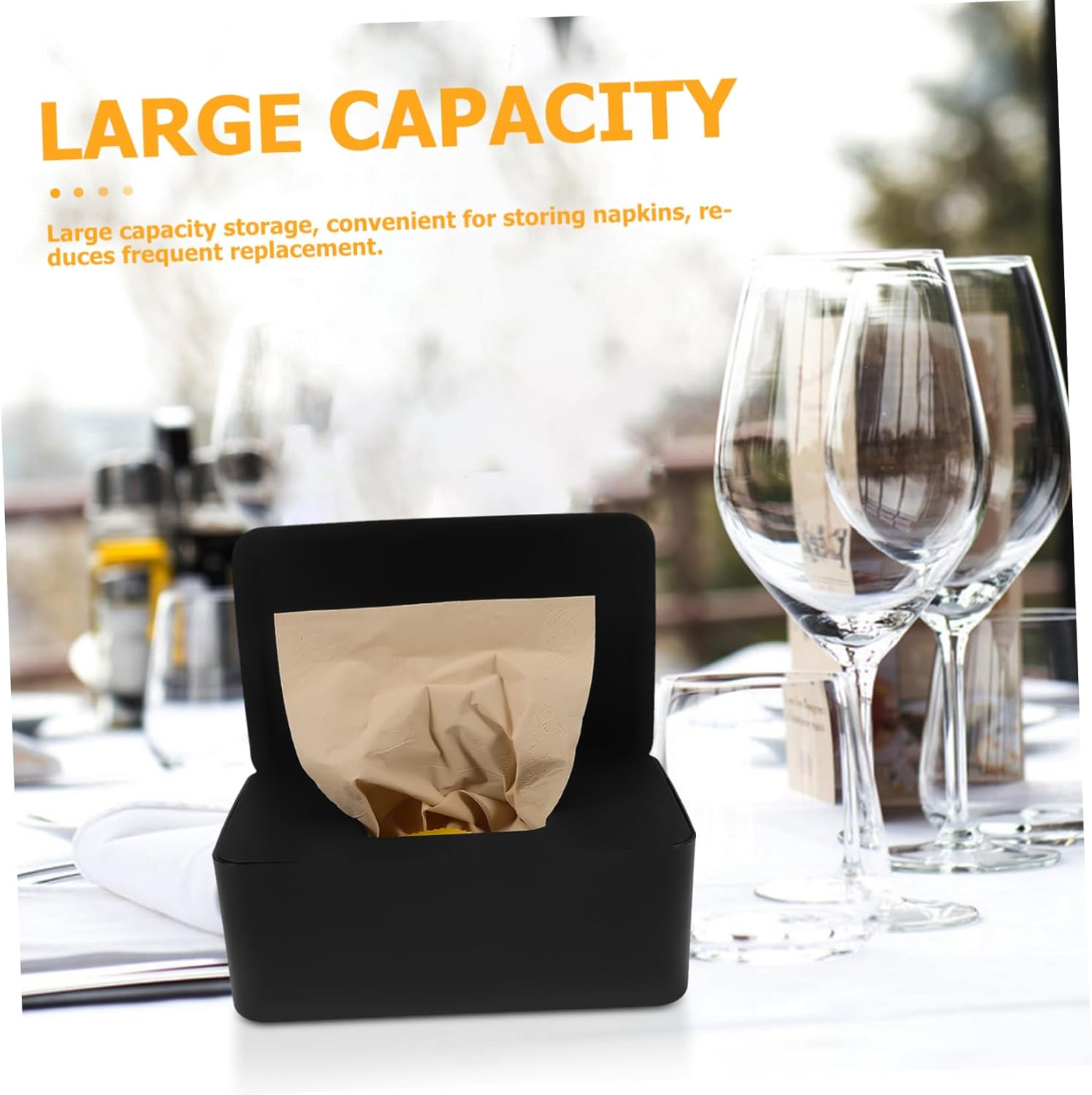 BESTOYARD Wet Wipes Storage Box Plastic Wipe Dispenser Office Bathroom Use Dispenser Case for Easy Access image number 4