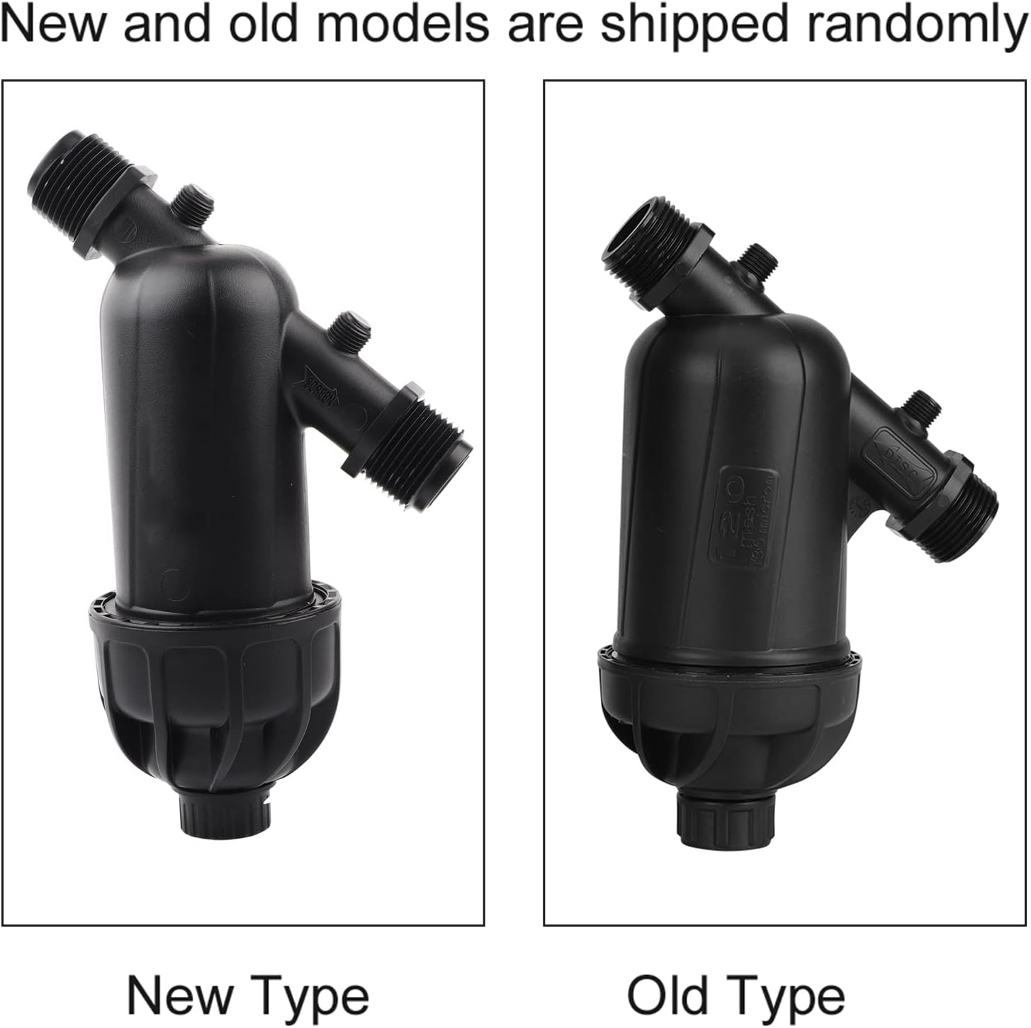 120 Mesh Disc Filter with 130 Micron Level, High Efficiency for Household, Garden, and Industrial Applications, Easy to and Assemble