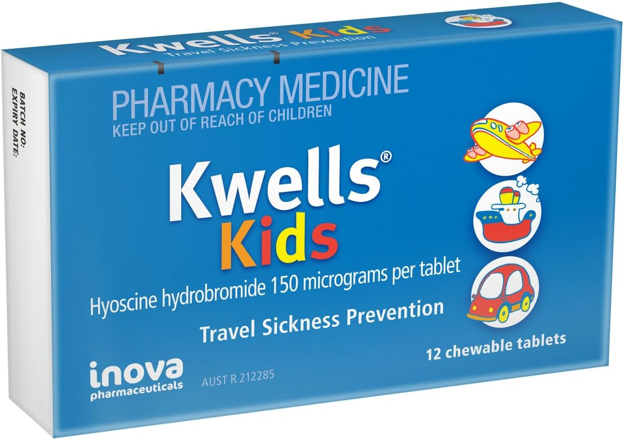 Kwells Kids Travel Sickness Chewable Tablets 12 Pack image number 5