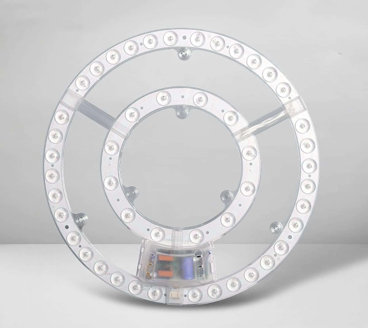 48W 10.5Inch 3848Lm LED Ceiling Light Fixtures Replacement Panel Retrofit Board Light Bulb Replace Incandescent Fluorescent Bulb round Tube,Led Ring Circle Light Panel Retrofit LED Light Engine -White image number 1