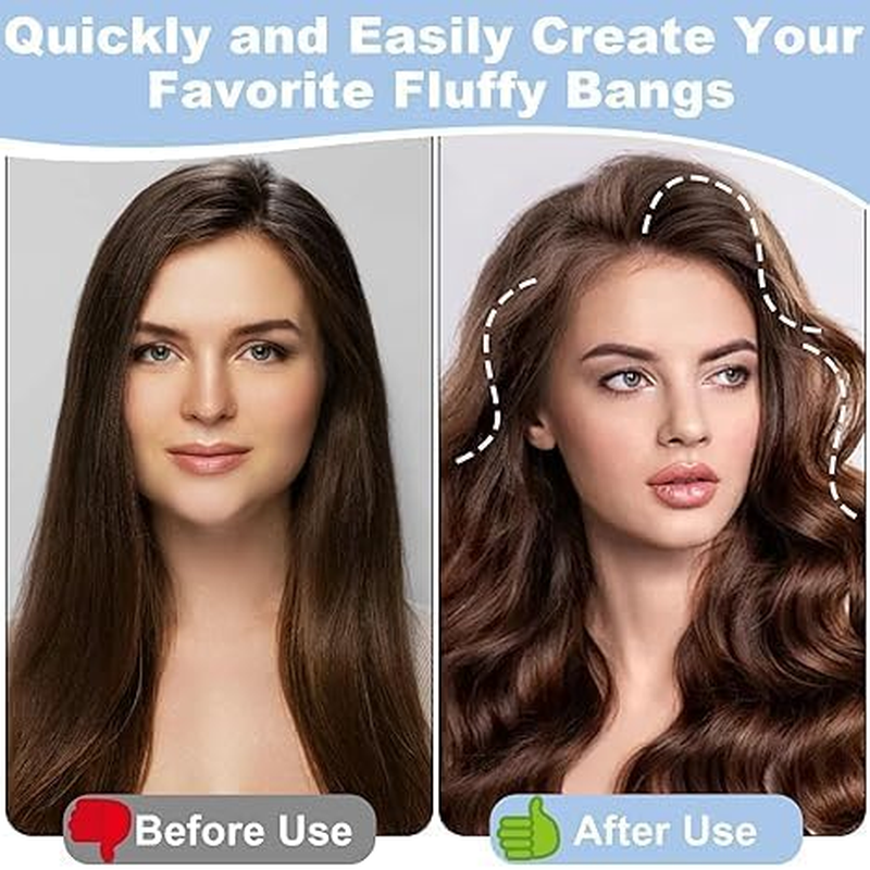 Hair Root Lifting Comb, 2Pcs Wind Shaping Styling Combs for Fluffy Bangs, Volumizing Hair Root Lifting Combs, Blue, Plastic, Unisex, Men, Women, Stylish, Versatile image number 5