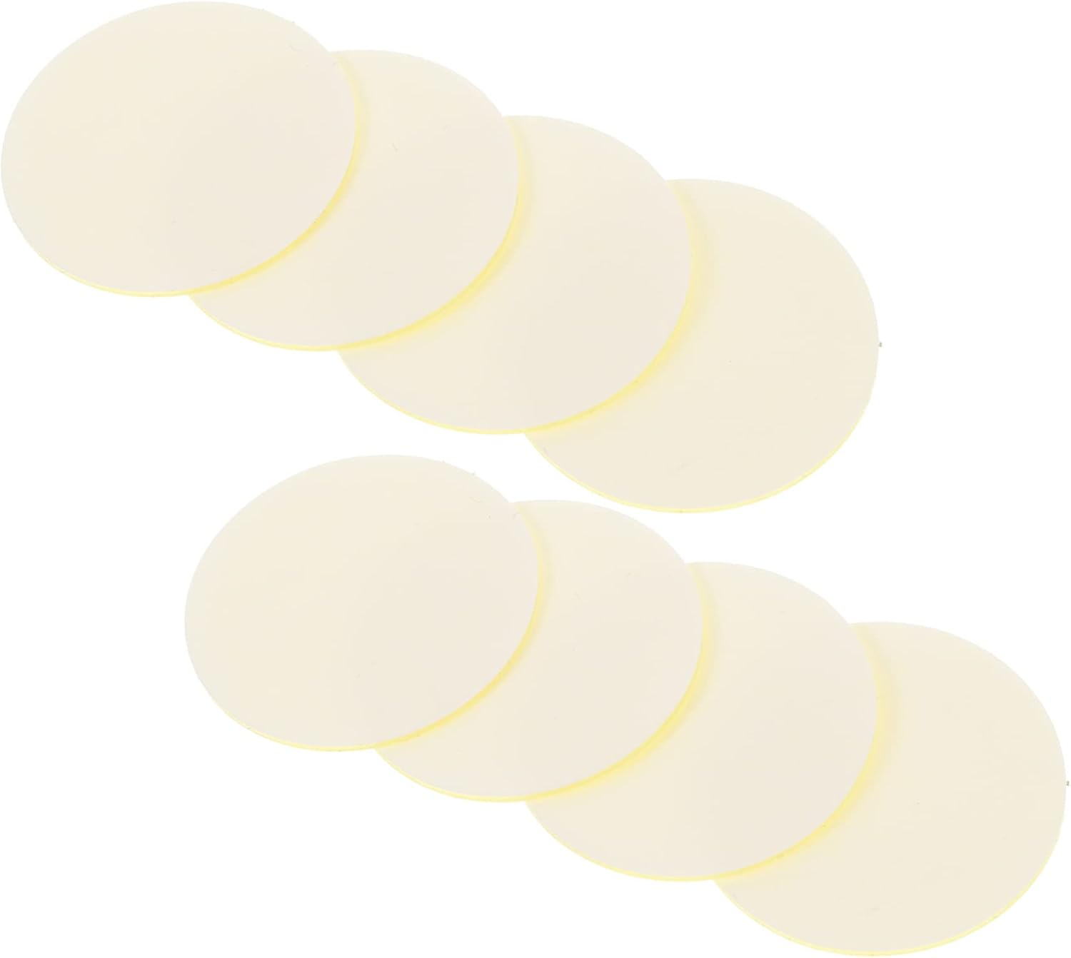 TEHAUX 24Pcs Little Yellow Base Film Double-Sided Adhesive Self Adhesive Double-Sided round Stickers for Car Home Office image number 3