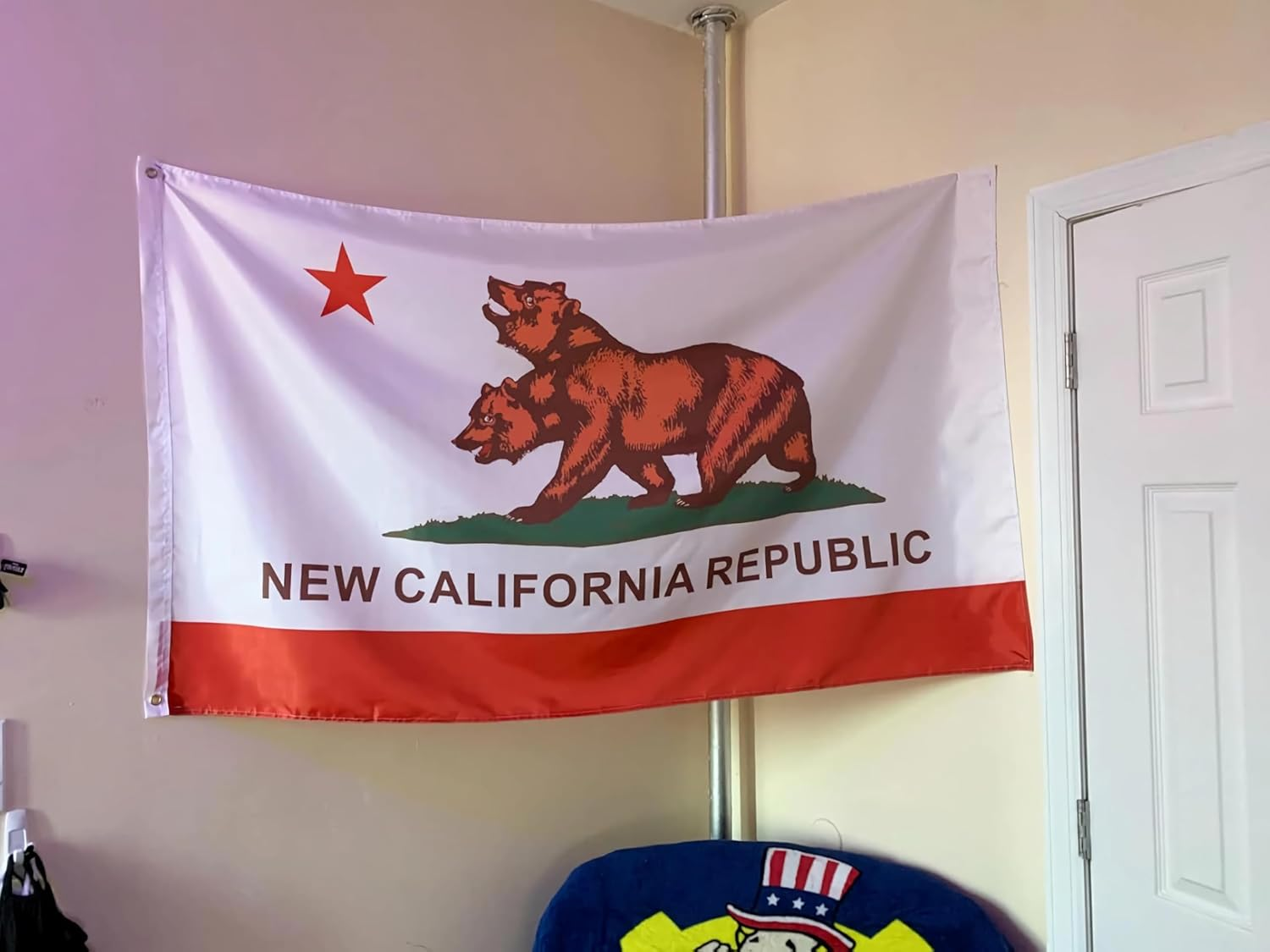 Time Roaming 3X5 Ft New California Republic Polyester Flag with Brass Grommets