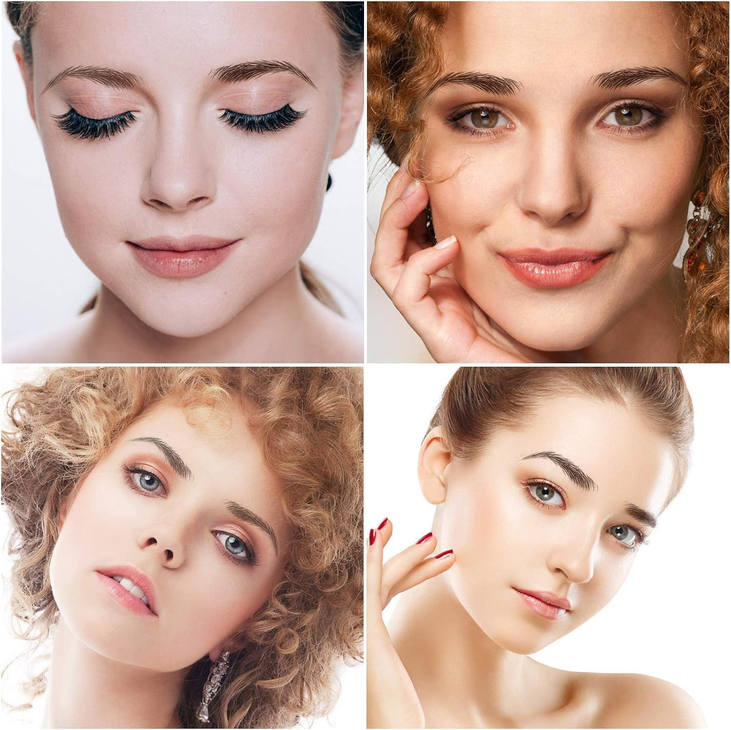 Maitys 12 Sheets 108 Pairs 4D Hair like Waterproof Eyebrow Tattoos Stickers Temporary Transfer Brows Decal Peel off Fake Eyebrow Sticker Instant Authentic Brow Decal for Women(Classic Style) image number 1