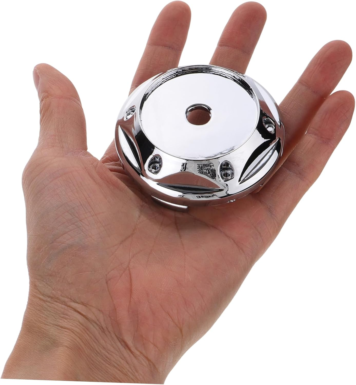 Happyyami 4Pcs 68Mm Silver Auto Wheel Hub Center Caps Car Rim Center Caps Replacement for Vehicle Wheels image number 1