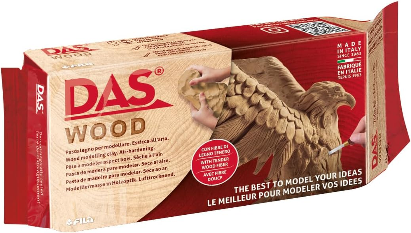 DAS Modelling Clay, Wood, 700 G