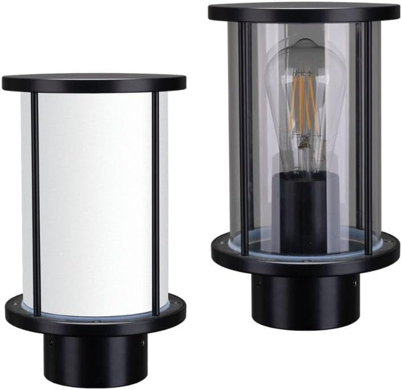 Domus Lighting Spare Clear Glass for BL-400 Garden Light Bollard Head, 76 Mm Size image number 1