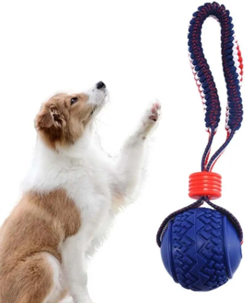 DWYYWSM Interactivedog Toy, Teether with Rope Dog Ball Pet Cchewers Toys, Dog Ball Thrower image number 5
