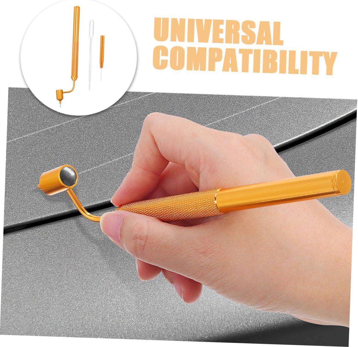 Car Paint Scratch Repair Pen 2 Sets Fillable Paint Applicator Needle Dropper for Small Scratches and Blemishes 0.5Mm Tip for Precise Application image number 3