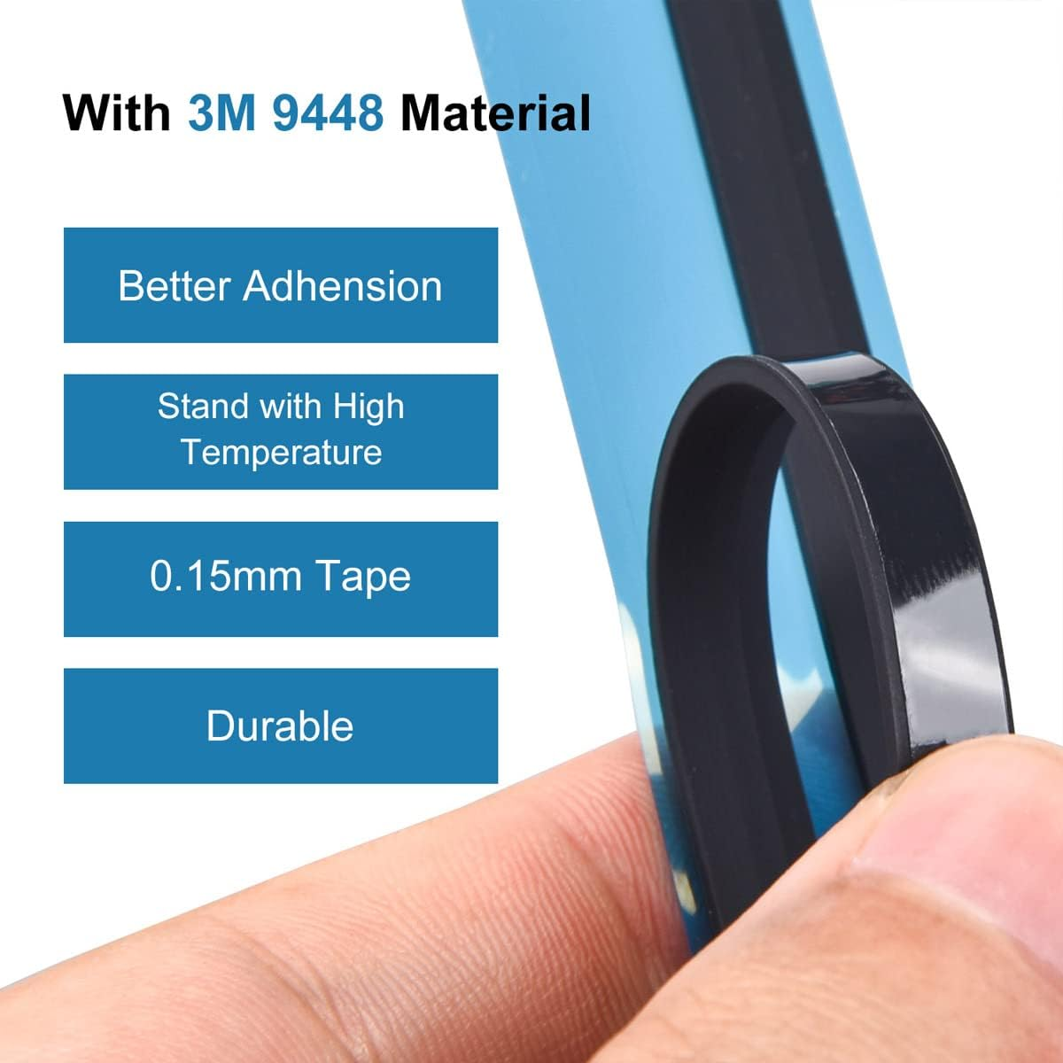 KBRPARTS 2PC Replacement Laptop Rubber Feet Strips for HP Envy X360 15-DS 15-DR, HP 15-DS1063CL 15-DS1083CL 15-DR1075CL 15-DR1679CL Series Laptop, New Replacement HP Laptop Rubber Feet image number 4