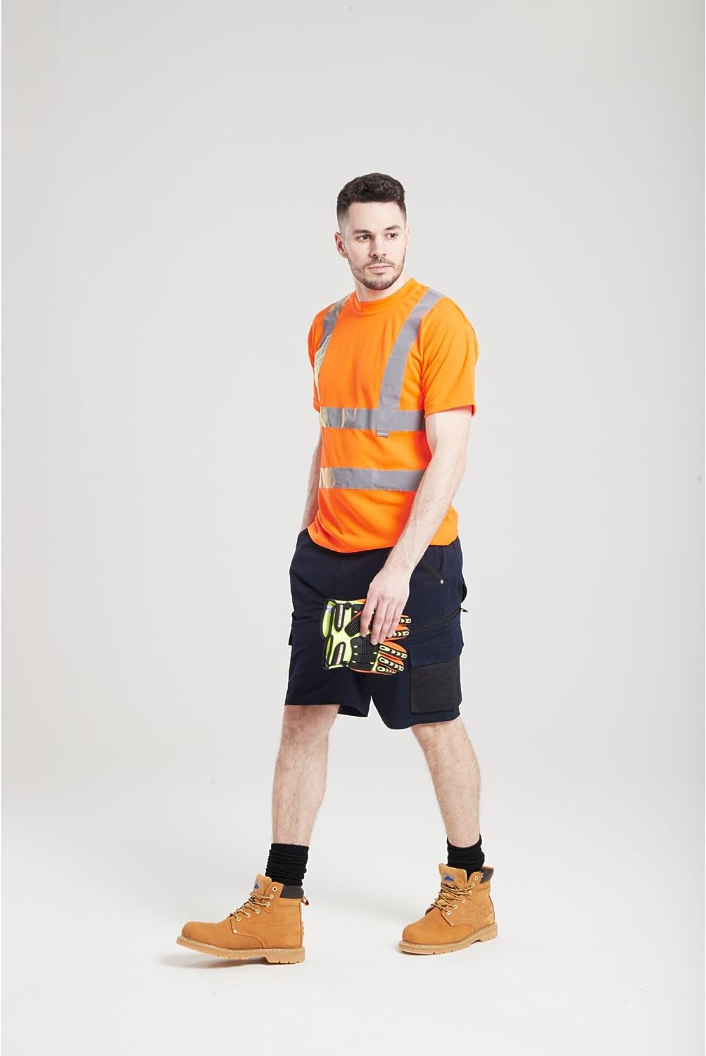 Portwest Mens Regular T-Shirt, Orange, Medium US image number 1