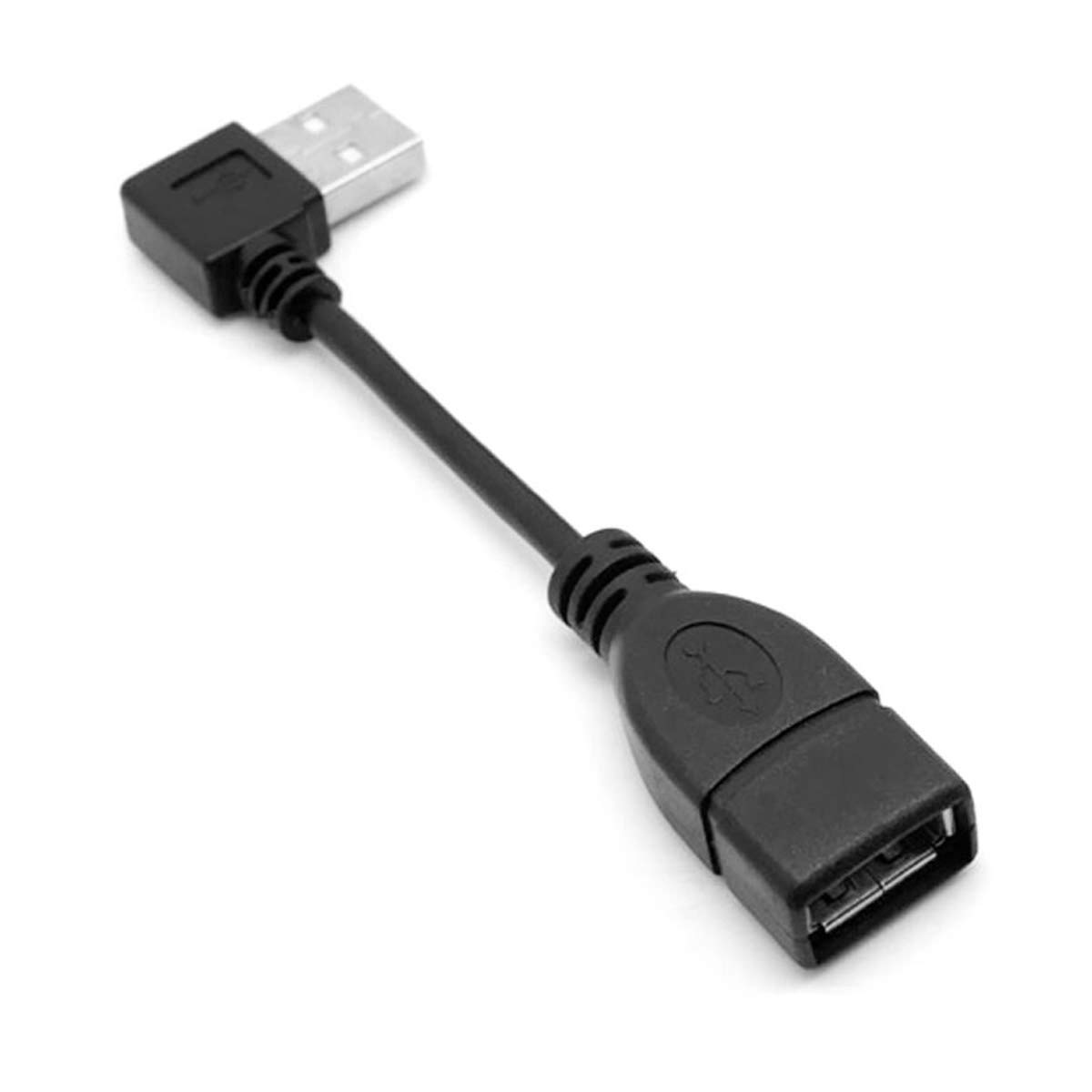 Chenyang USB 2.0 Extension Cable USB 2.0 Male to Female 90 Degree Angled Extension Cable 10Cm 2Pcs/Set - 10Cm image number 3