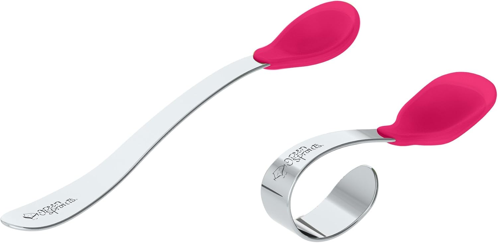 Green Sprouts Set of Spoons, Pink, 9Mo+, 2 Ounces