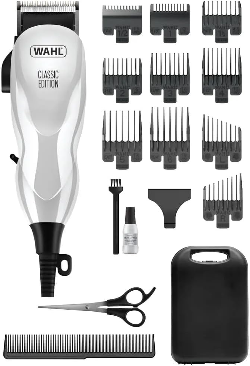 Wahl Classic Edition Professional Kit | 15-Piece Set with 10 Reinforced Guides & Precision Trimmer | SSS HAIR image number 1