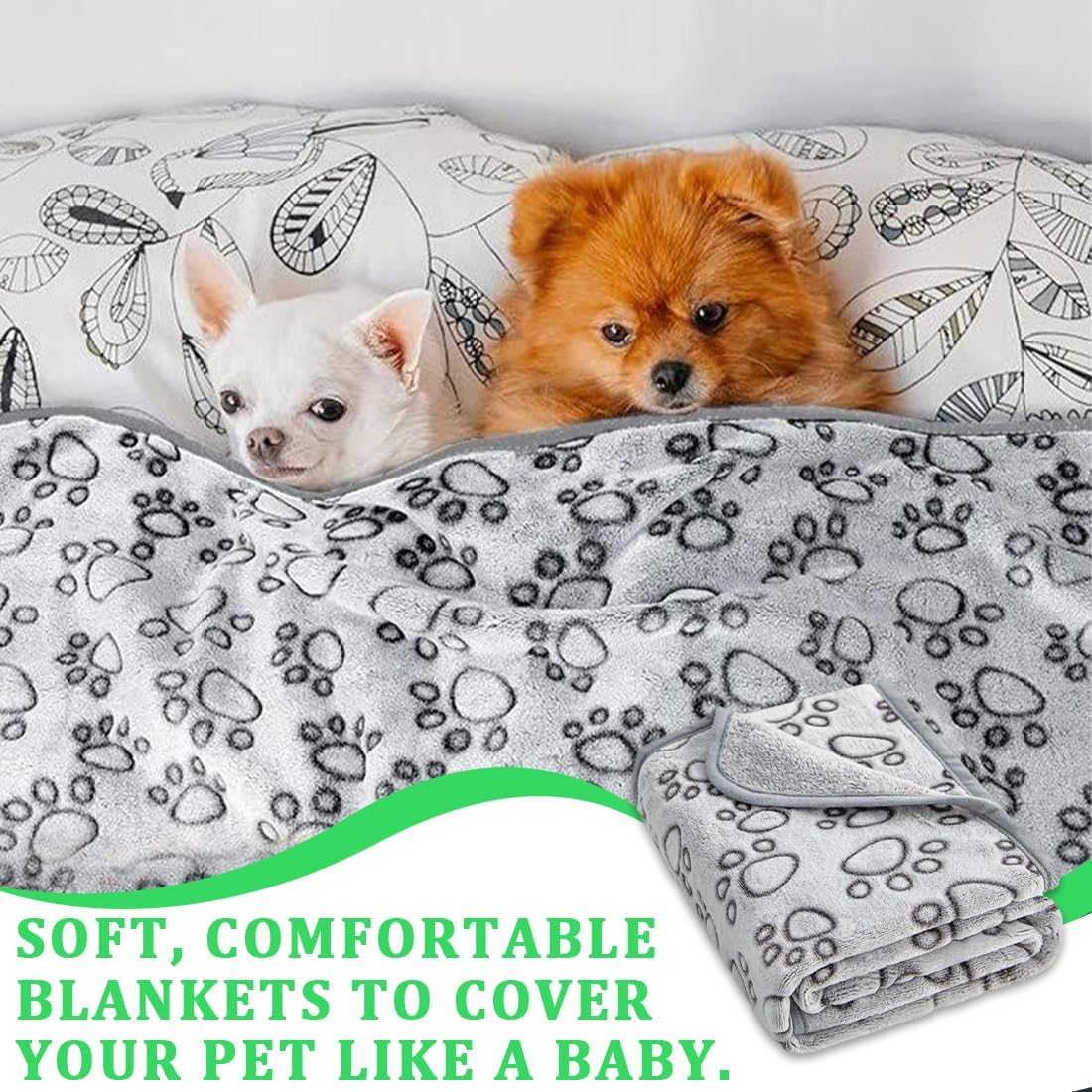 Dog Blanket Fluffy Cat Blanket Washable 52 X 76 Cm Soft Fleece Washable Fluffy Cat Blanket Pet Blanket for Small Medium Dogs Cats image number 3