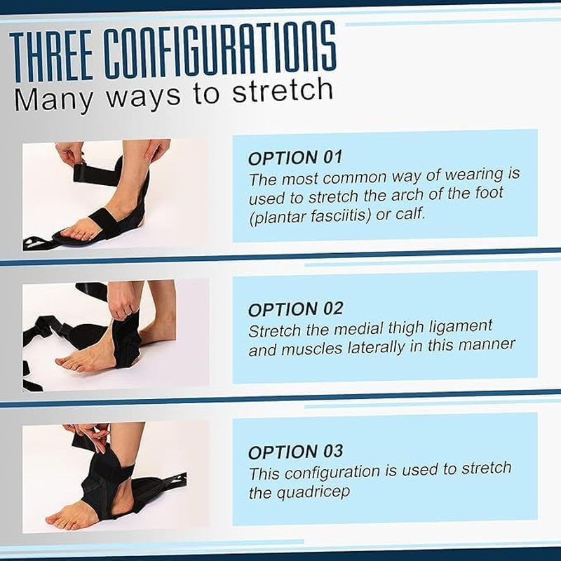 Calf & Foot Stretcher with Strap,Yoga Aid for Plantar Fasciitis, Heel Spurs, Foot Drop, Achilles Tendonitis & Hamstring - Pink image number 5