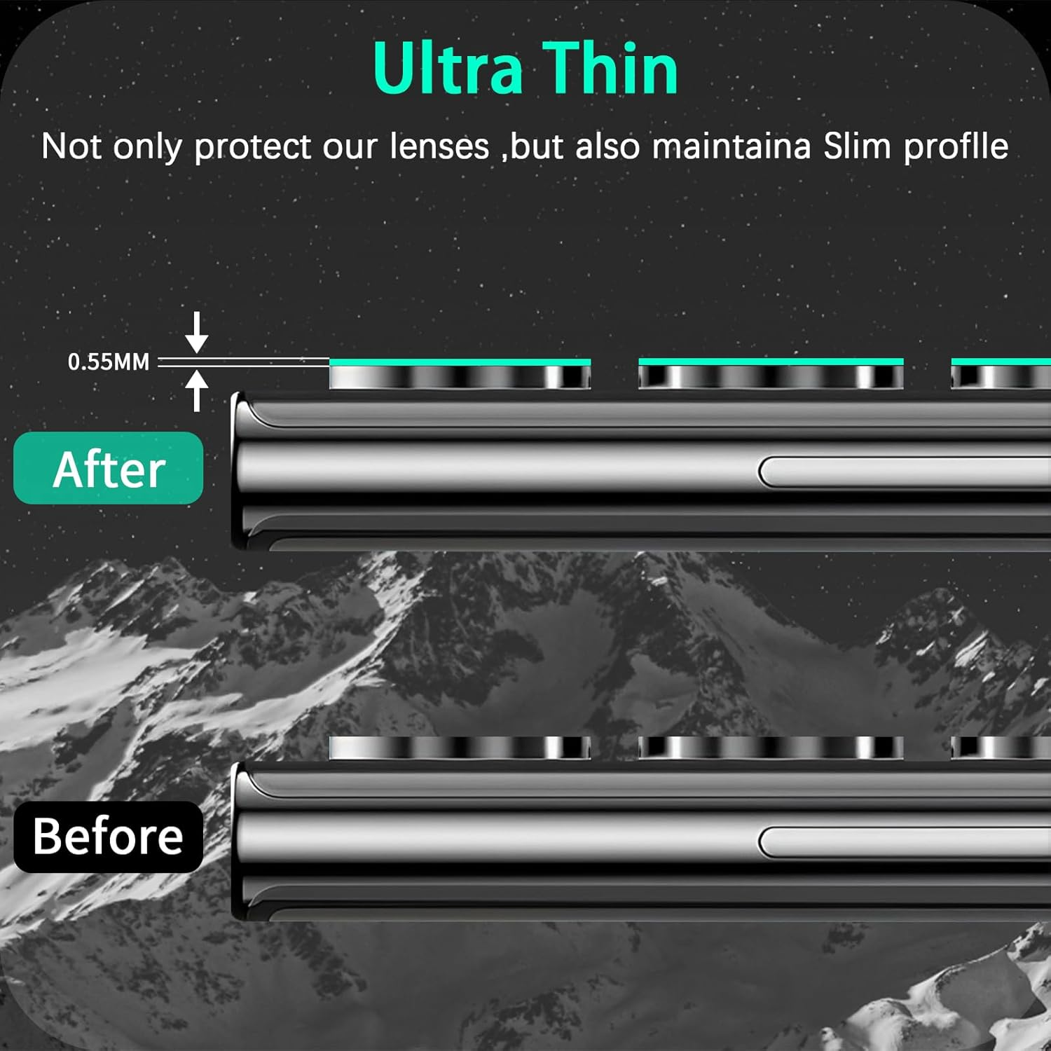 Aerku Camera Protection for Google Pixel 10 Pro XL for Tempered Glass, Pack of 3 Anti-Scratch Camera Screen Protector, 9H Hardness Camera Protection Film, Bubble-Free Tempered Glass Film, HD Screen image number 4