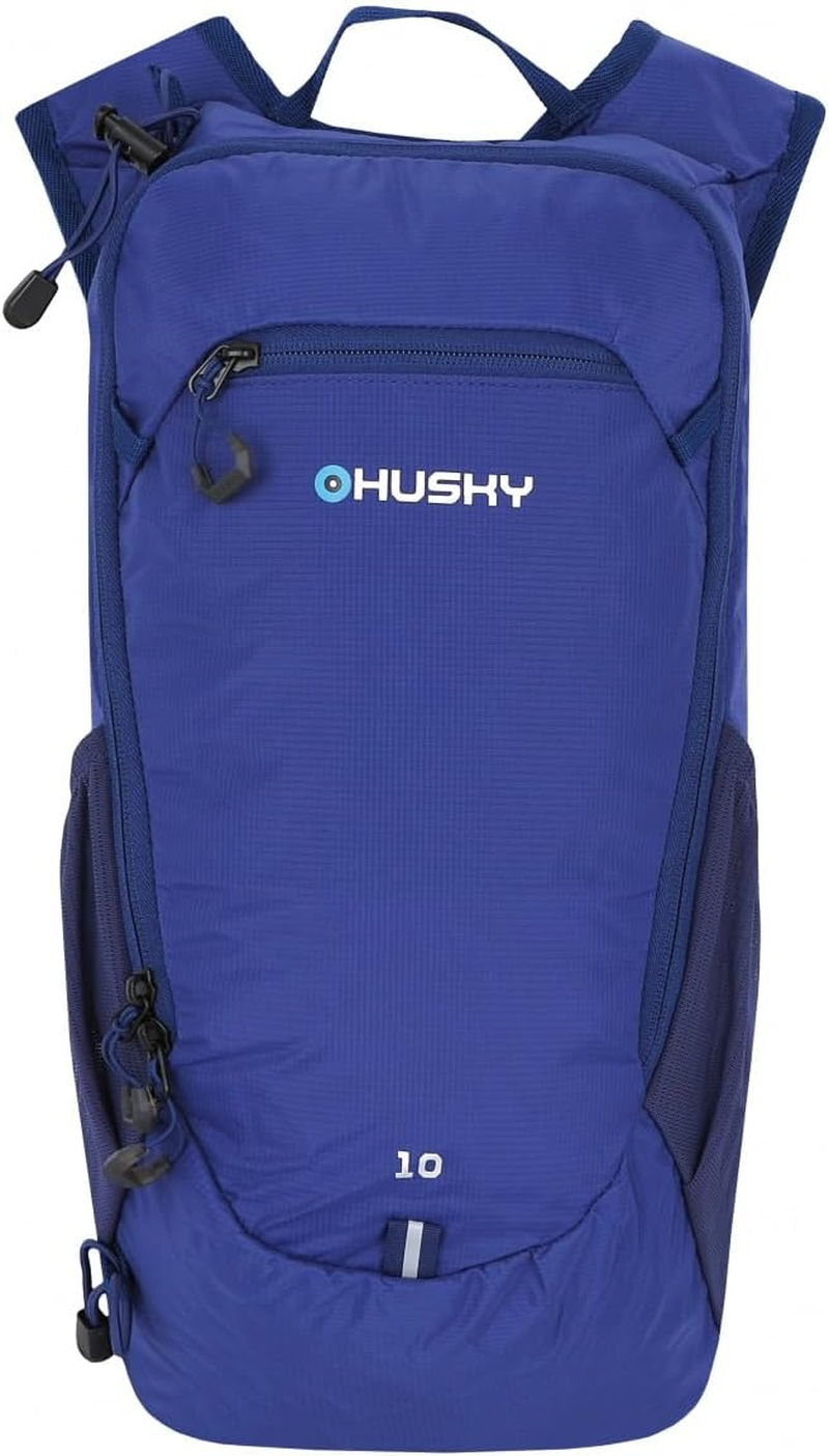 Husky Bicycle Backpack 10 L - Lightweight, Robust & Waterproof Outdoor Backpack with Lots of Storage Space, Comfort System & Rain Cover for Cycling, Trekking, Hiking & Travel