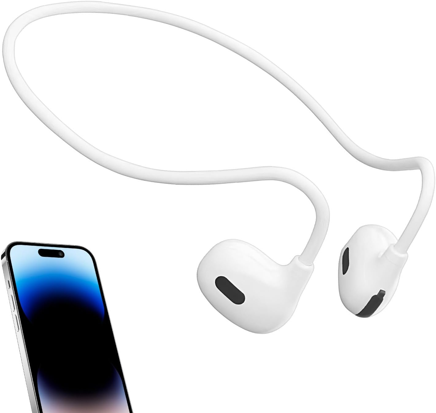 Bone Conduction Earphones | Open Ear Sweat Resistant Earbuds,Swimming Headphones | for Running Workout Gym Fitness Outdoor Travel Commuting Cycling Hiking Training image number 3