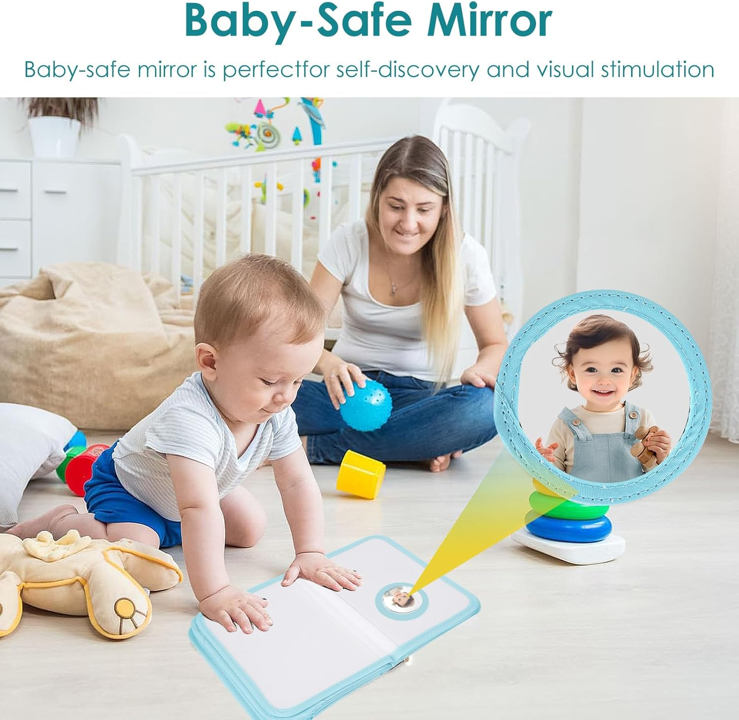 Commemorate Photo Album 4X6 Pictures with Hook, My First Family Memory Book, Soft Cloth Keepsake, Small Album Holder Book with 17 Pages Pocket for Family, Anniversary, Parents Gift (Octopus Pattern)