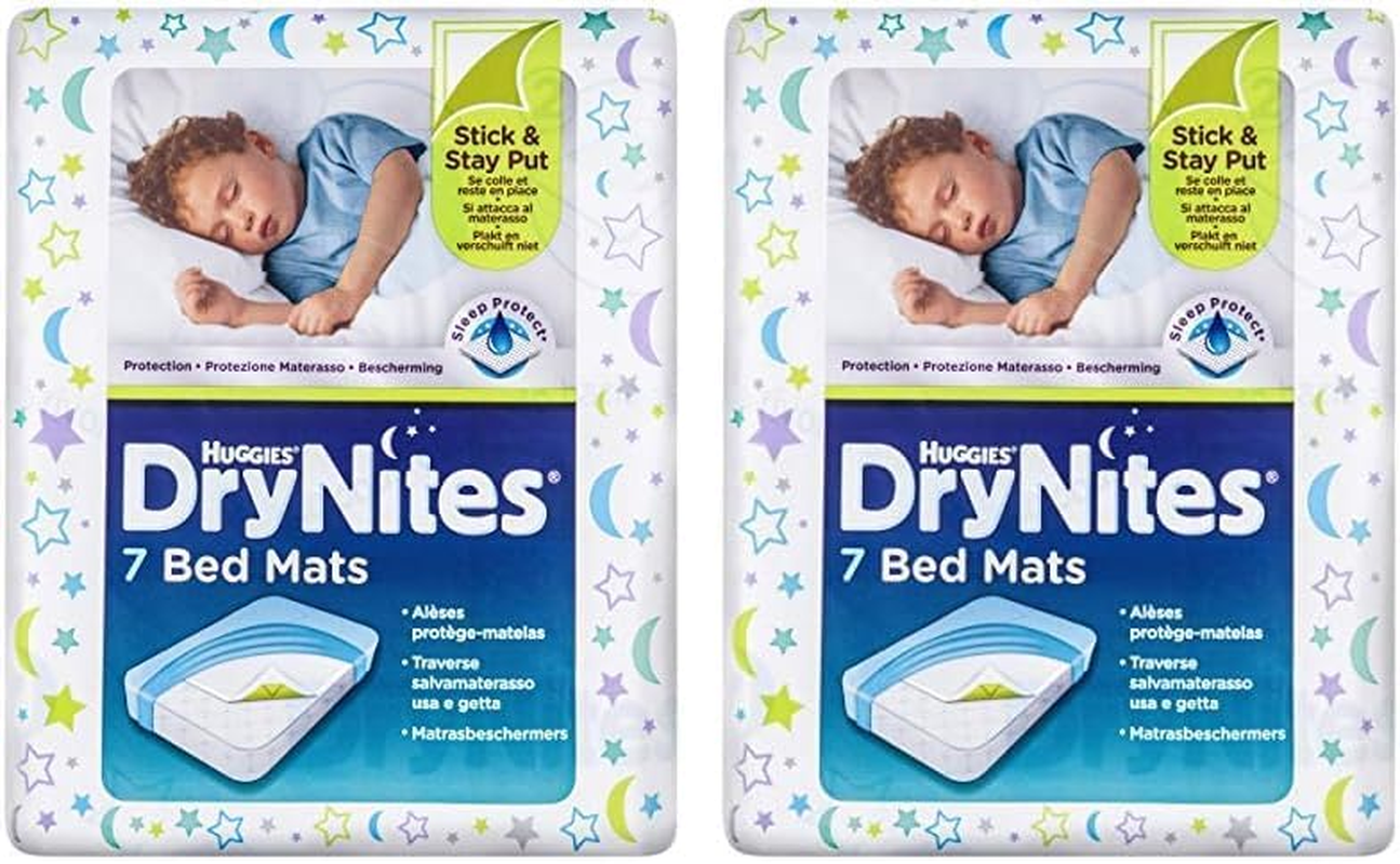 Huggies Drynites Disposable Bed Mats 7 Count (Pack of 2) image number 1