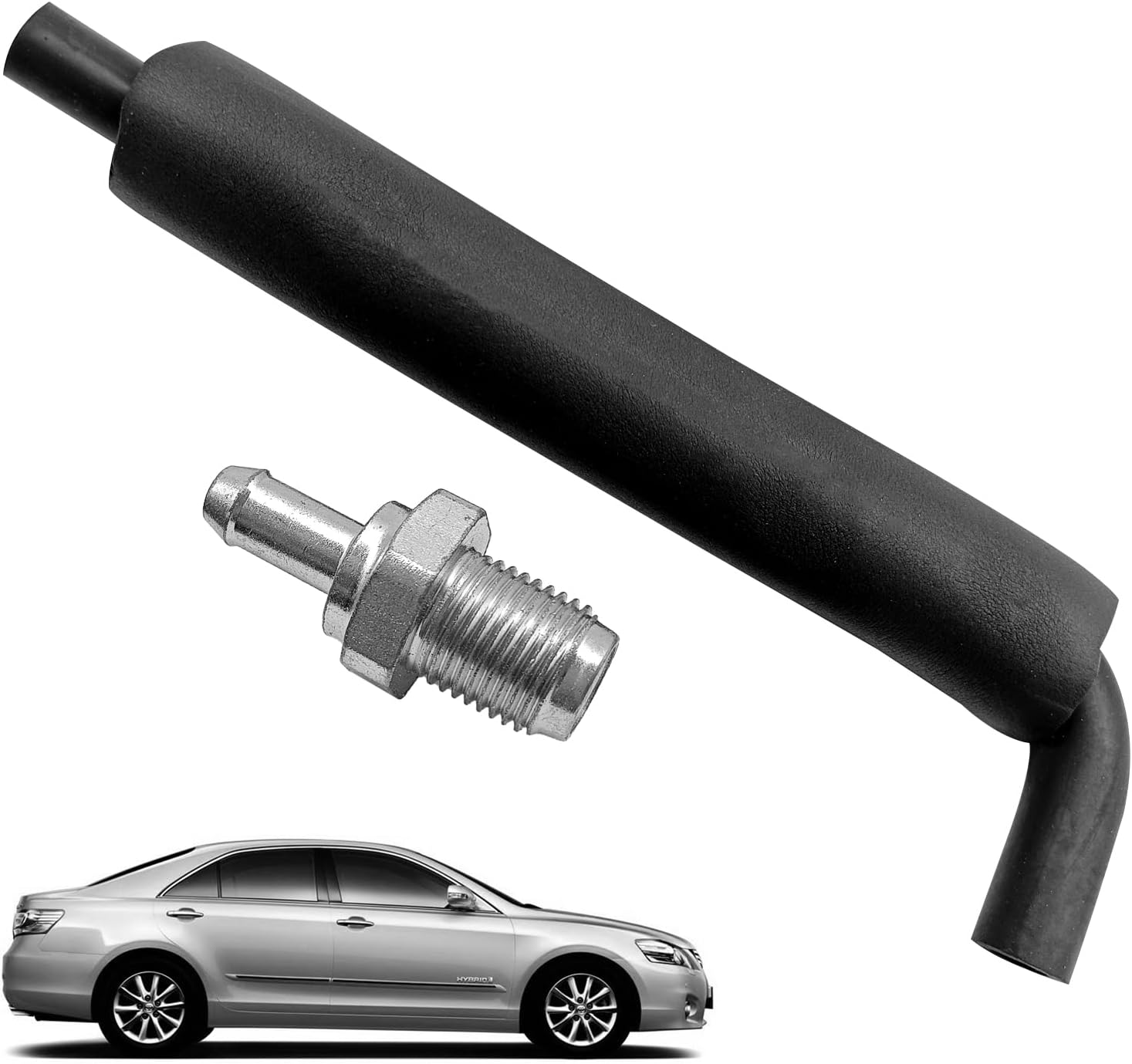 Toyota PCV Valve and Hose Kit - Compatible with Camry, Highlander, Scion Xb, Rav4, Solara, Corolla, Matrix; Lexus Hs250H PCV Hose image number 4