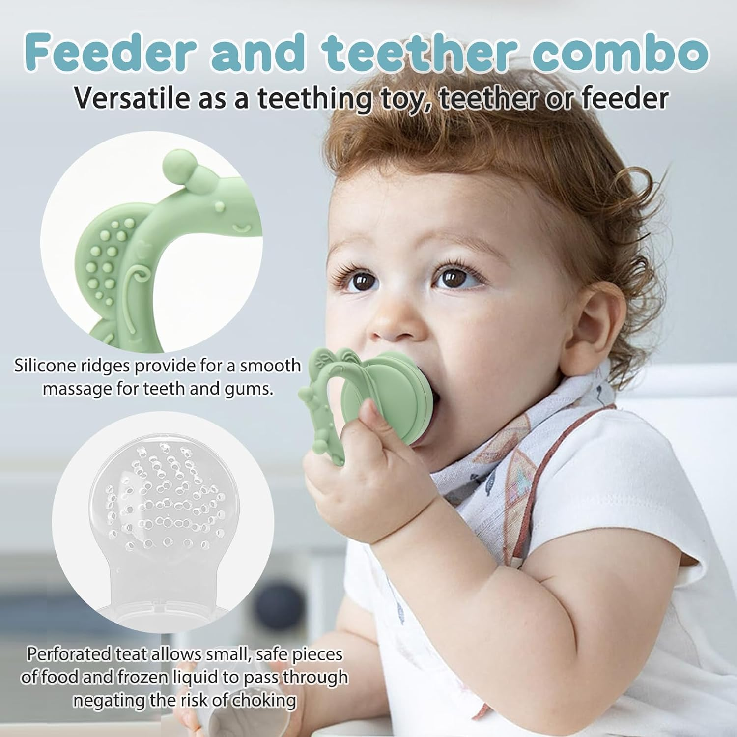 Breastmilk Popsicle Molds, with Baby Food Feeder and Freezer Tray, Additional Silicone Sacs, BPA Free Silicone Feeder for Safe Infant Self Feeding, for Teething Babies and Self-Feeding Babies image number 4