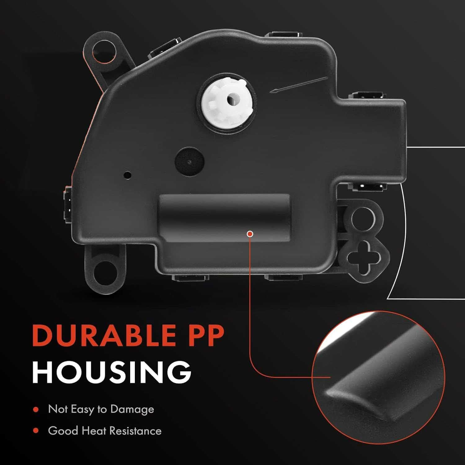 HVAC Heater Blend Door Actuator Fit for Chrysler 200 Aspen Avenger Sebring, Dodge Caliber/Durango/Journey, Jeep Compass/Patriot/Wrangle, Ram Promaster Models, Replace# 68018109AA image number 1