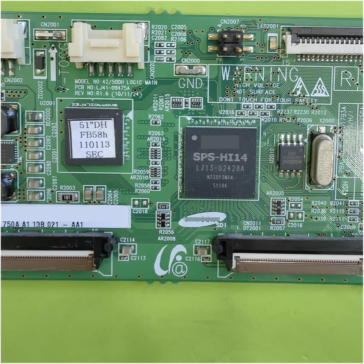 LJ92-01750A LJ41-09475A T-CON Logic Board， Compatible for 51" TV PS51D490A1 PS51D450A2 PS51D450A2W PN51D450A2D PN51D430A3D image number 3