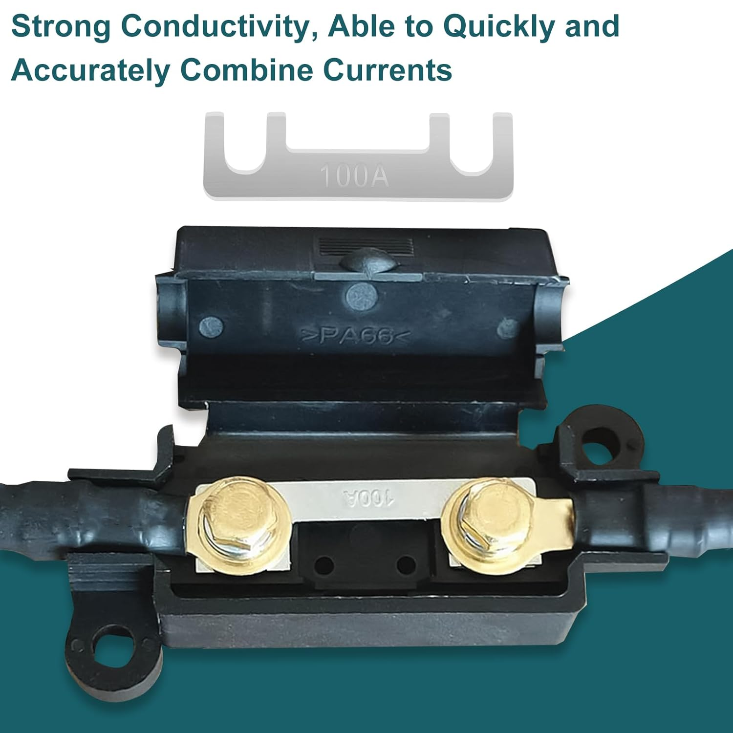 60 Pcs Strip Fuses Blade Fuse, 30A, 40A, 50A, 80A, 100A, 150A Flat Fuse Strip, Car Fuse for Caravan Motorhome, Car Fuse for Caravan Motorhome