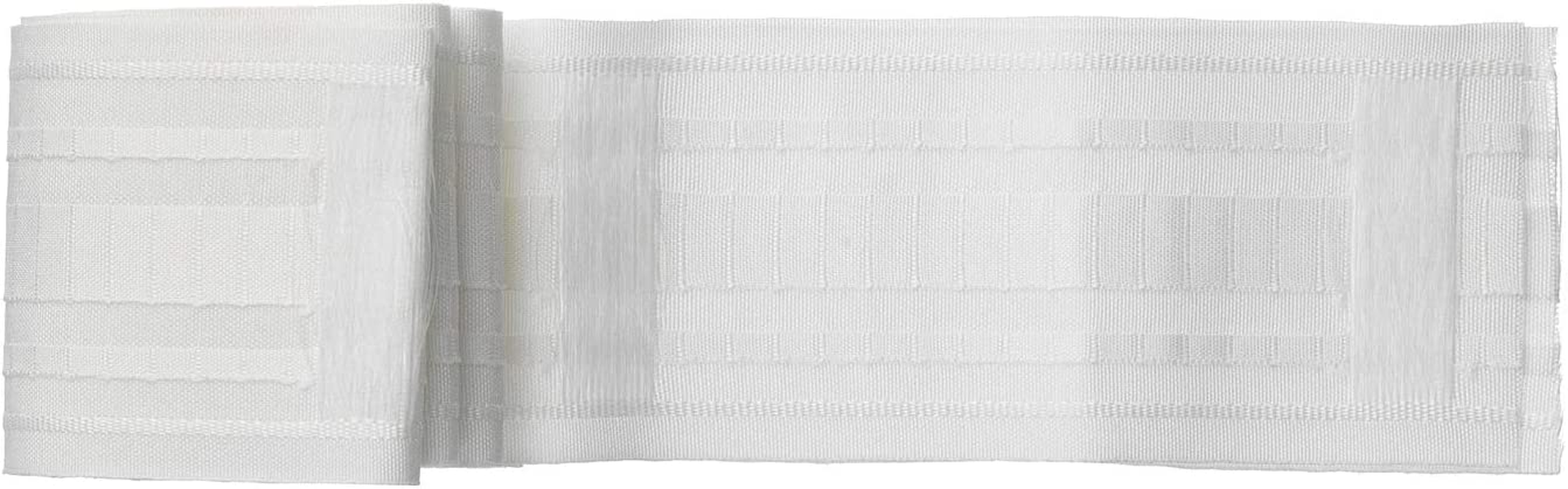 Curtain Accessory Kronill Gathering Heading Tape for Making Pleated Curtains,Width 3.3", Length 161", Curtain Pinch Tape Pull Pleat Tapewhite Polyester100% image number 2