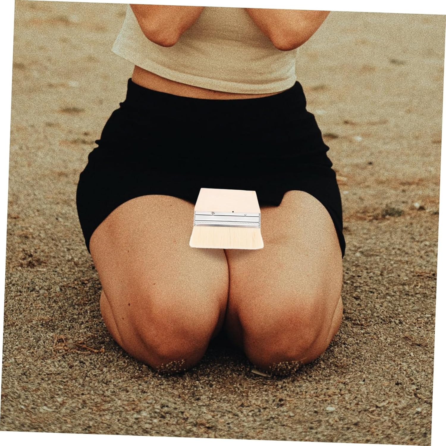 Abaodam Beach Sand Remover Brush Foot Brush for Beach Sand Removal Small for Feet image number 5