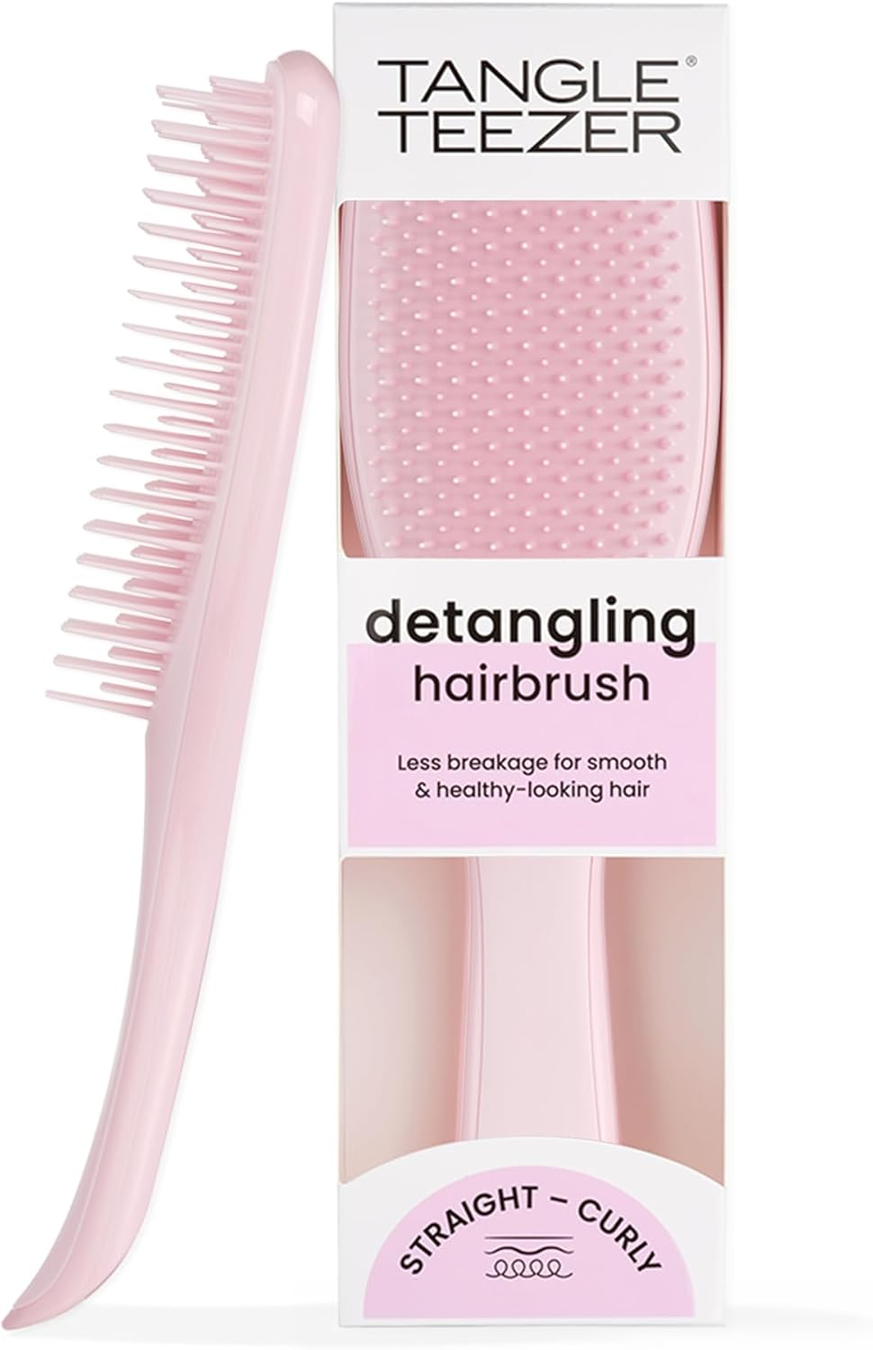 Tangle Teezer Wet Detangler Hairbrush - Millennial Pink image number 3