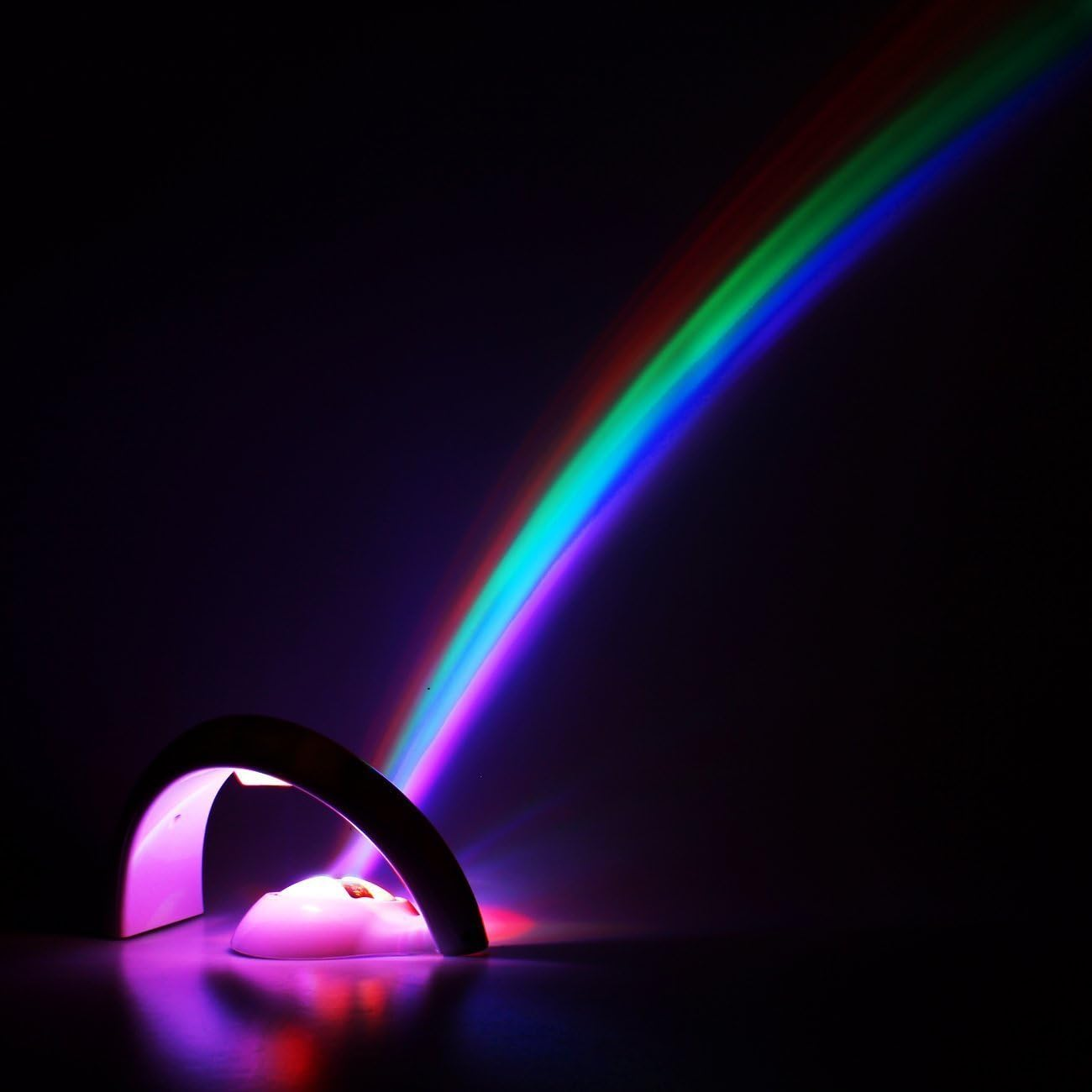 Itian LED Amazing Magic Rainbow Projector Night Lamp Light for Bedroom Living Room Children Room Kindergarten Classroom Playroom