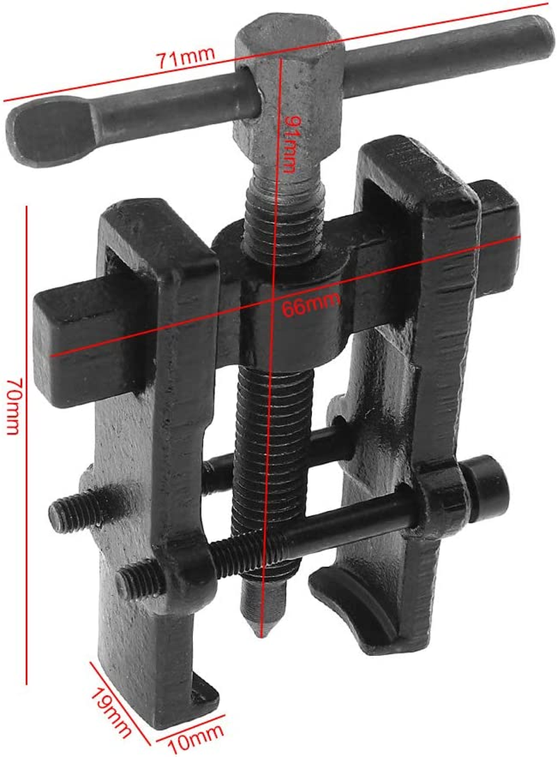 Chgimposs 2 Inch Two Jaw Gear Puller, Adjustable Bearing Puller Gears Pulley Puller Wheel Bearing Removal Kit for Flywheel, Motorcycle Car Auto image number 2
